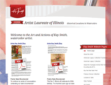 Tablet Screenshot of kaysmithartist.com